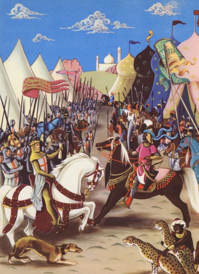Richard I. und Saladin von Anne & Johnstone Janet (1928 79) Johnstone