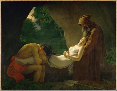 Atala am Grab, auch bekannt als die Beerdigung von Atala von Anne Louis Girodet de Roucy-Trioson