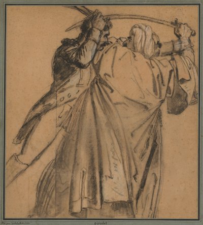 Zwei Araber, für Der Aufstand von Kairo, ca. 1810 von Anne Louis Girodet de Roucy Trioson