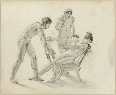 Hermione weist Orestes zurück von Anne Louis Girodet de Roussy Trioson