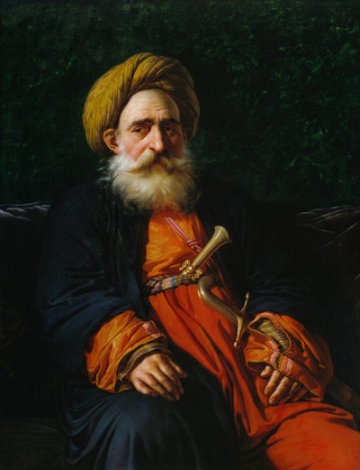 Porträt des Katchef Dahouth, christlicher Mameluk von Anne Louis Girodet de Roussy Trioson
