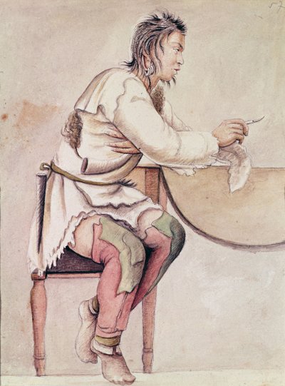 Porträt eines Indianers (Red Jacket) von Anne Marguerite Hyde de Neuville