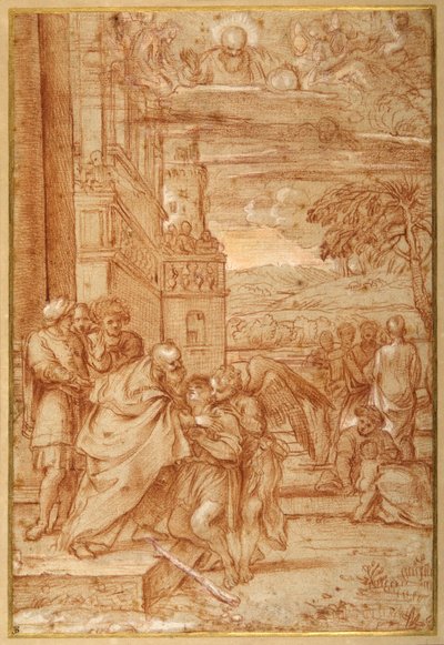 Die Rückkehr des verlorenen Sohnes, nach Annibale Carracci von Annibale (follower of) Carracci