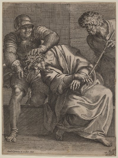 Christus mit Dornen gekrönt von Annibale Carracci