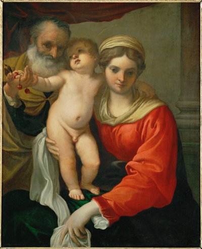 Madonna mit Kirschen von Annibale Carracci