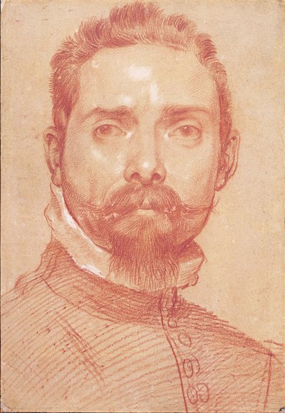 Porträt des Lautenspielers Giulio Mascheroni, ca. 1594 von Annibale Carracci