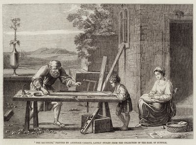 Der Raboteur von Annibale Carracci