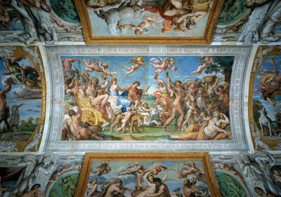 Triumph des Bacchus und Ariadne (Detail) von Annibale Carracci