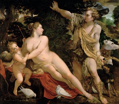 Venus und Adonis von Annibale Carracci