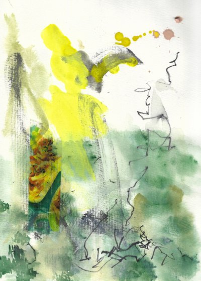 Serener Abstrakter Garten von Annick