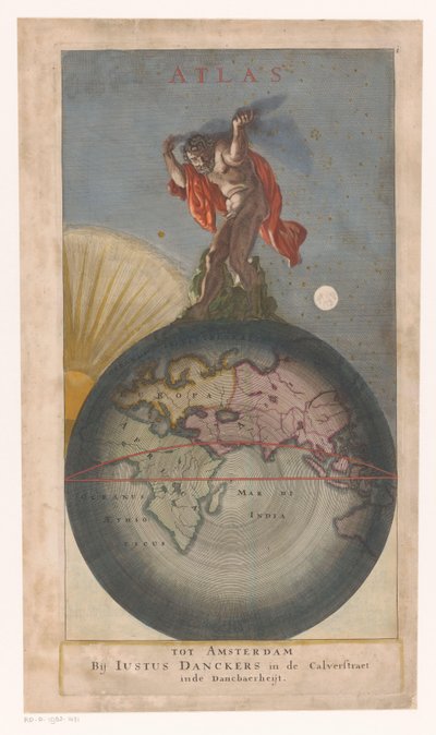 Atlas auf Globus von Anonymous