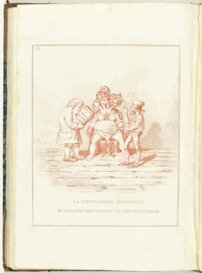 Die Geburt der Nationalen Konvention, 1795 von Anonymous
