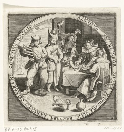 Der Monat Februar, Fastnacht, ca. 1600 von Anonymous