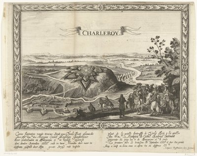 Die neue Festung von Charleroi, 1666 von Anonymous