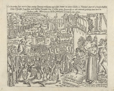 Der Thron des Herzogs von Alba, 1569 (Kopie) von Anonymous
