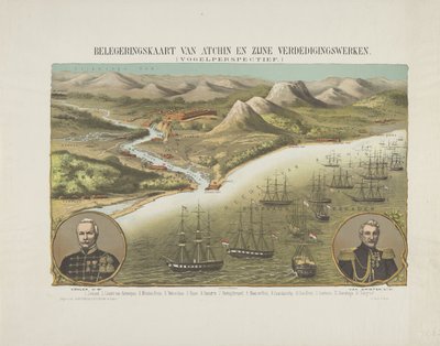 Ansicht von Atjeh während der zweiten Atjeh-Expedition, 1873-1874 von Anonymous