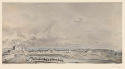 Ansicht von Fort Elmina an der Küste von Ghana von Anonymous