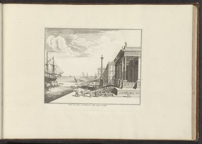 Ansicht des Palazzo del Nunzio Ponteficio in Venedig (Paleizen en monumenten in Venetië, Livorno, Napels en Rome) von Anonymous