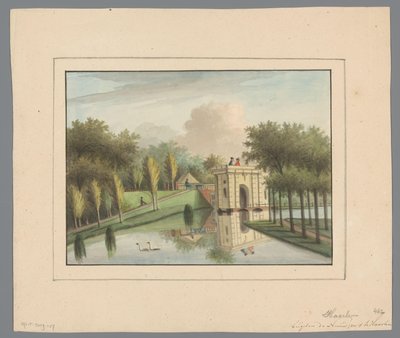 Ansicht des Nieuwpoort in Haarlem von Anonymous