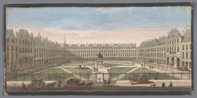 Blick auf den Place Royale in Paris von Anonymous