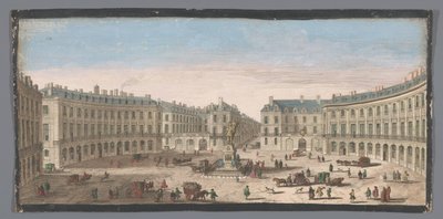 Ansicht des Place des Victoires in Paris von Anonymous