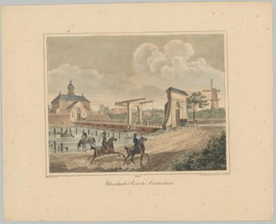 Ansicht des Utrechtsepoort in Amsterdam von Anonymous
