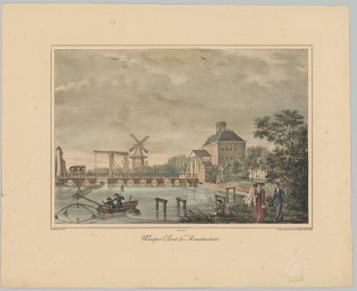 Ansicht des Weesperpoort in Amsterdam von Anonymous