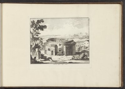 Ansicht der Ruine des Mausoleums von Augustus in Rom von Anonymous