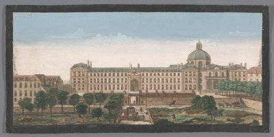 Ansicht des Hôpital de la Salpêtrière in Paris von Anonymous