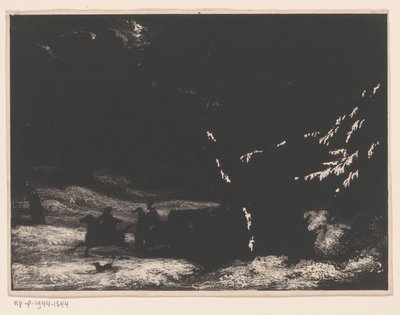 Landschaft mit Reitern von Anonymous