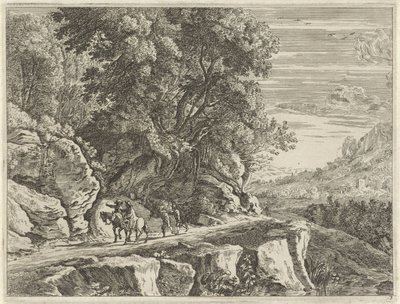 Landschaft mit zwei Reitern von Anonymous