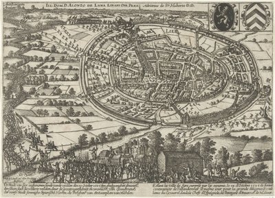 Lier eingenommen und verlassen durch das Staatsheer, 1595 von Anonymous
