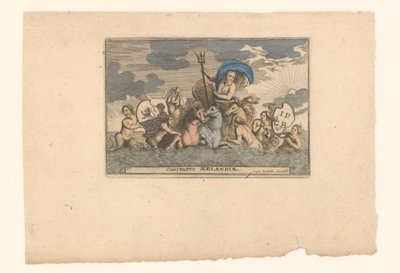 Neptun als Personifikation von Zeeland von Anonymous