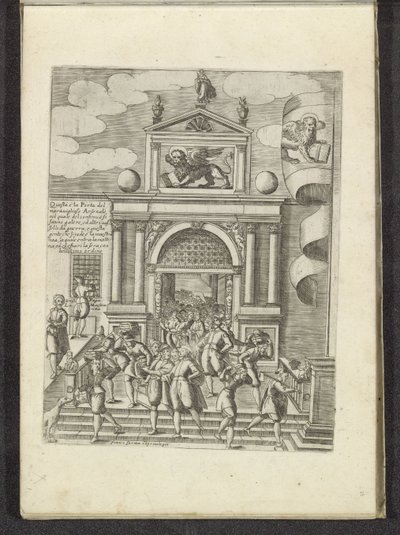 Porta Magna des venezianischen Arsenals von Anonymous