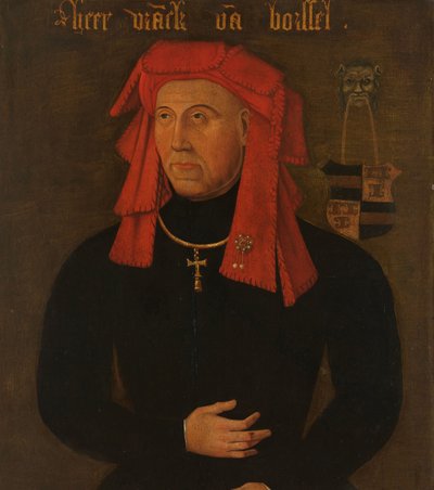 Porträt von Frank van Borselen, Herr von Sint Maartensdijk und Statthalter von Holland, vierter Ehemann von Jacoba von Bayern, Gräfin von Holland und Zeeland von Anonymous