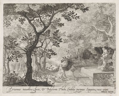 Pyramus und Thisbe von Anonymous