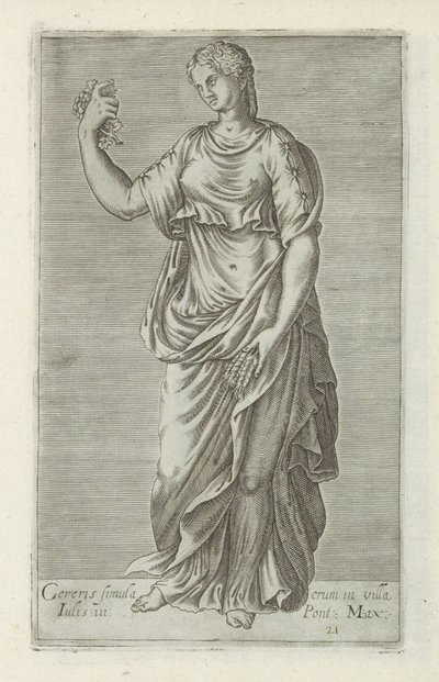 Skulptur der Ceres von Anonymous