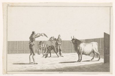 Stierkämpfer mit Banderillas von Anonymous