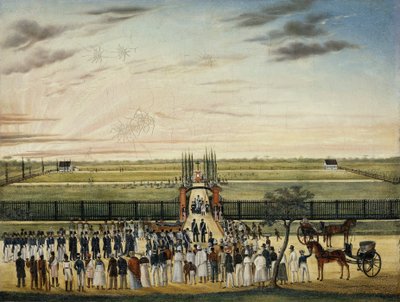 Das Begräbnis von Pater Joannes Vitus Janssen (1803-43) in Paramaribo von Anonymous