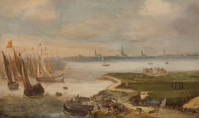 Die niederländische Niederlage bei Blokkersdijk, nahe Antwerpen, 1605 von Anonymous