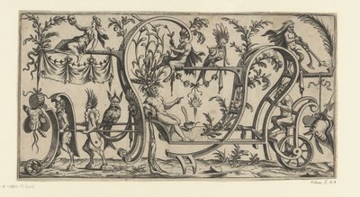 Triumphwagen mit Flussgott, gezogen von zwei Satyrn von Anonymous