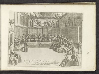Versammlung in der Sala del Collegio von Anonymous