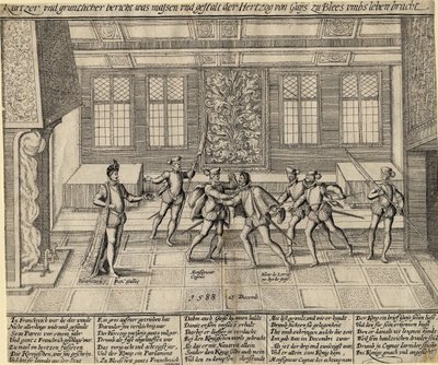 Die Ermordung des Herzogs von Guise (Henri I. de Lorraine, genannt der Narbe) von Anonymous Anonymous