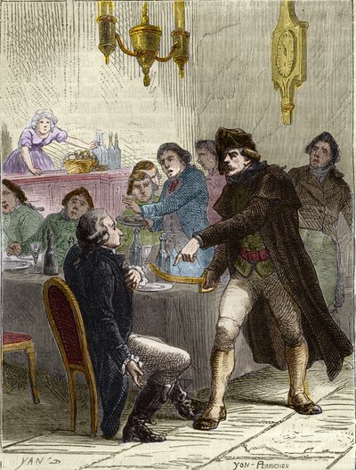 Ermordung des Abgeordneten Louis Michel Lepeletier, Marquis von Saint Fargeau von Anonymous Anonymous