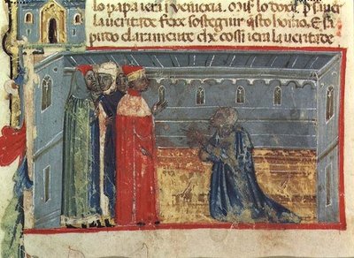 Codice Correr I 383 Miniatur mit einem Dogen von Anonymous Anonymous
