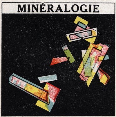 Doppelbrechung: Mineralogie. Anonyme Illustration von 1925. Private Sammlung. von Anonymous Anonymous