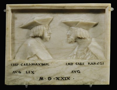 Kaiser Maximilian I. und sein Enkel Kaiser Karl V. von Anonymous Anonymous
