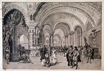 Erstaufführung von Otello, Oper von Giuseppe Verdi im Teatro alla Scala von Anonymous Anonymous