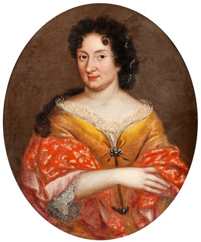 Porträt von Anna Mons (ca. 1700) von Anonymous Anonymous