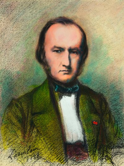 Porträt von Claude Bernard (1813-1878), Arzt und Physiologe. Private Sammlung von Anonymous Anonymous